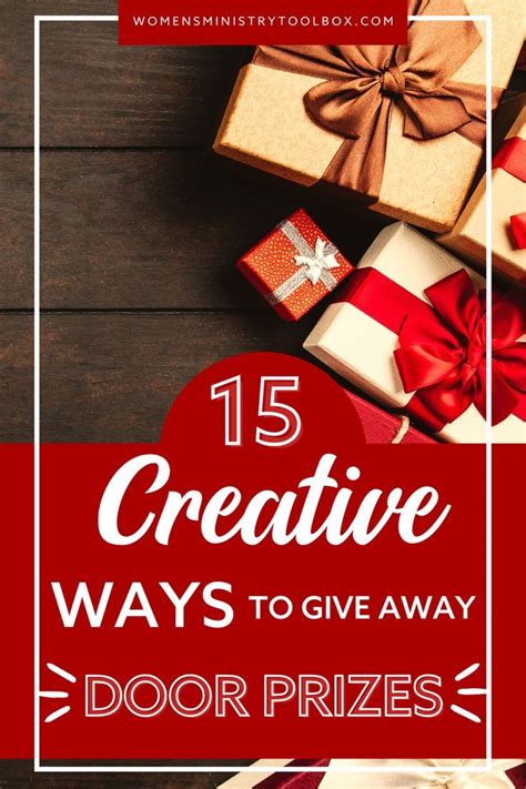 Ways to Give Away Door Prizes at a Party .